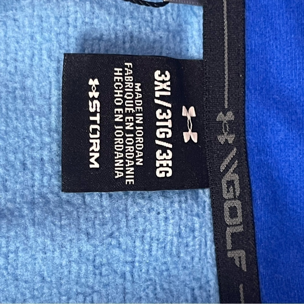 Underarmour Golf 1/4  Zip loose Storm  Sweater Fleece 3 XL - Picture 8 of 8